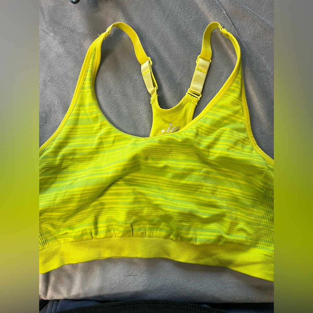 Yellow Women's Sports Bra